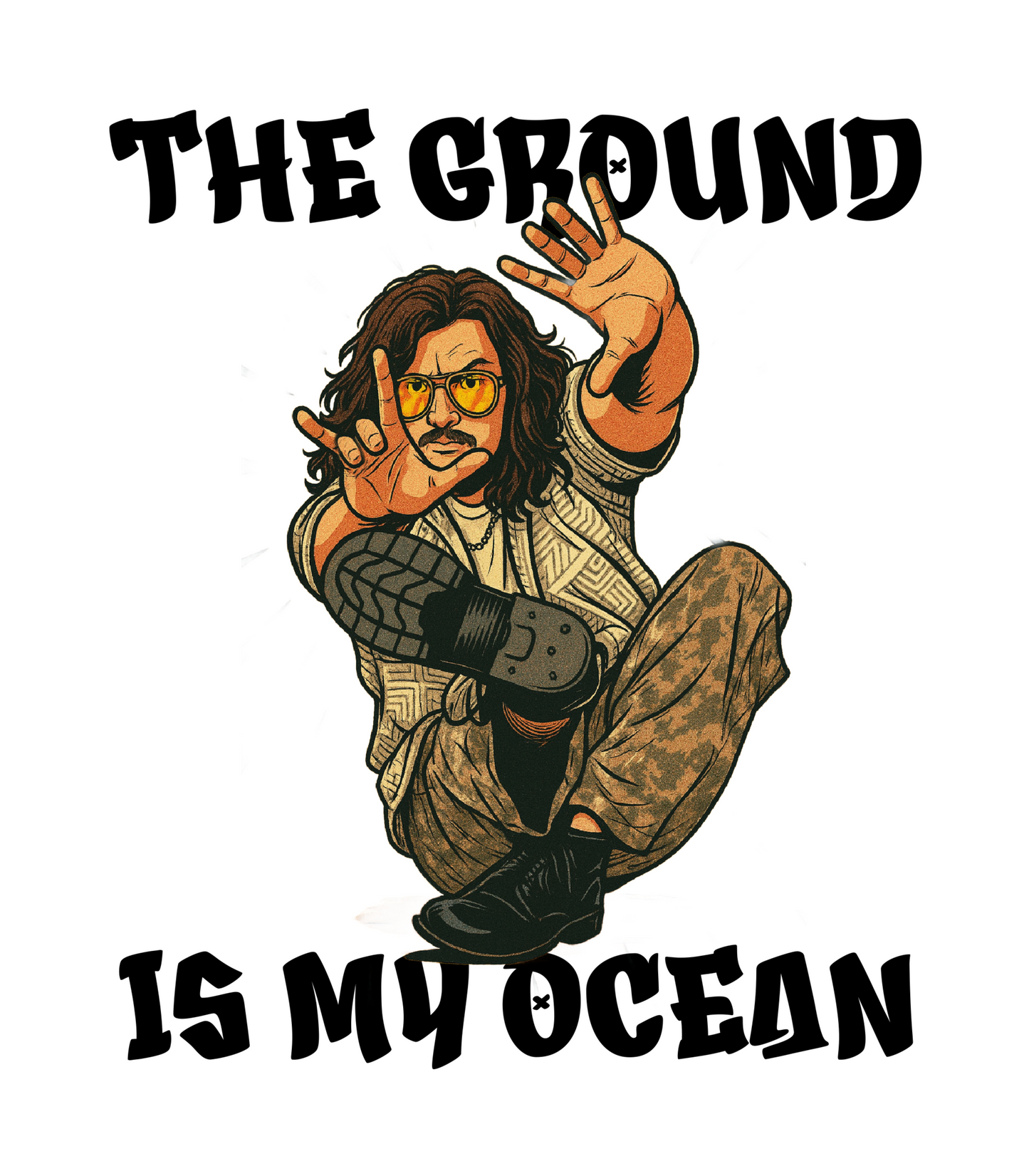 "The Ground Is My Ocean" Nathan Loe T-Shirt